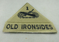 Вышивка старого Ironsides изготовленная на заказ латает американскими заплаты сплетенные полициями