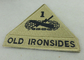 Вышивка старого Ironsides изготовленная на заказ латает американскими заплаты сплетенные полициями