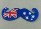 Вышивка сплетенная Австралией изготовленная на заказ латает отворот для дела