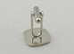 запонка для манжет стерлингового серебра 17 mm квадратная, малая плакировка никеля 3D для компании