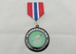 Награды с тесемкой, латунная офсетная печать медали круглым вознаграждением изготовленные на заказ