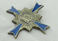 Медаль эмали 40 Jahre Garde, античная латунная плакировка для декоративной