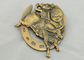 сброс 3D 4.0mm высокий умирает медали бросания античной плакировкой золота для подарка