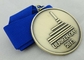 Медали голубой тесемки Ulriken OPP 2013 умирают бросание, античная латунь покрынное медаль