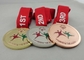 Медали покрынные медью с тесемкой, заливкой формы для Олимпийских игр