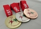 Медали покрынные медью с тесемкой, заливкой формы для Олимпийских игр