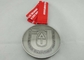 Покрынная серебром заливка формы медалей тесемки без эмали для награды