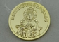 Snake персонализированная годом плакировка золота монеток 3d, край шестерни