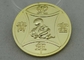Snake персонализированная годом плакировка золота монеток 3d, край шестерни