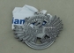 Мягкие медали для бега, латунь заливки формы эмали награждают медаль с лентой сублимации
