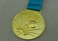 Подгонянный футбол ленты награждает медалям полный сплав цинка сброса
