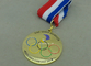 Медали эмали плакировкой золота ОЭМ, олимпийские награды для идущей гонки