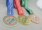 Гальваническое омеднение медалей тесемки Triathlon охоты яичка, печатание полного цвета