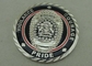 монетки металла края веревочки 3Д монетка заливки формы проблемы сувенира монетки полицейския серебра эмали античной трудная