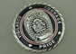 монетки металла края веревочки 3Д монетка заливки формы проблемы сувенира монетки полицейския серебра эмали античной трудная