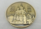 Значки сувенира России сплава цинка с 3D конструируют и античное золото для наград