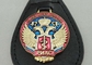 Прозрачной мягкой Keychains персонализированное эмалью кожаное для военной полиции России