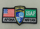 Заплаты вышивки ИСАФ изготовленные на заказ/сплетенные заплаты велкро Америки военные