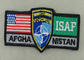 Заплаты вышивки ИСАФ изготовленные на заказ/сплетенные заплаты велкро Америки военные
