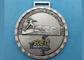 Круглое мягкое медаль металла гонки бокса золота эмали 3Д с шеей для выдвиженческих подарков
