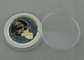 Умирают проштемпелеванные мягкой монетки персонализированные эмалью латунью с плакировкой золота