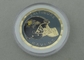 Умирают проштемпелеванные мягкой монетки персонализированные эмалью латунью с плакировкой золота