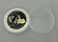 Мягкой персонализированный эмалью ODM OEM диаметра плакировкой золота 50.8mm монеток