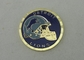 Подгонянный персонализированный логос чеканит латунный штемпелевать, мягкие монетки эмали