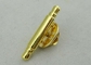Pin эмали плакировкой золота 3D мягкий 1 дюйм, декоративные штыри 2,0 mm толщины