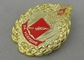 Значки сувенира винта России цинком сплавляют отливку Eie, 3D с плакировкой золота