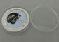 Сиэтл Seahawks персонализировало монетки латунью проштемпелеванной с краем и коробкой веревочки 1,75 дюйма
