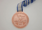 Медали гонки мягкой эмали идущие, изготовленная на заказ лента шеи медалей гонки 5К