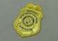 Плакировка золота заливки формы значка полиций службы береговой охраны США 3/4 дюймов