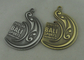 Спорты сторон 3D Бали двойника умирают медали бросания, античная латунь и плакировка антиквариата серебряная