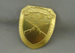 2,5&quot; туманные значки награды золота, полное 3D латунью проштемпелевало значки армии