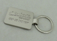 заливка формы сплава цинка 2.5mm автоматическая выдвиженческая Keychain с туманный серебряной плакировкой