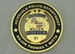 Мягкая эмаль персонализировала Управление полиции Гонолулу монеток, монетку сплава цинка плакировкой золота 3D 2,5 дюйма