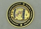Мягкая эмаль персонализировала Управление полиции Гонолулу монеток, монетку сплава цинка плакировкой золота 3D 2,5 дюйма