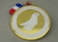 Латунный умирает проштемпелеванное имитационное трудное медаль металла Norsk золота 2,0 дюйма