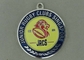 Глянцеватое медаль эмали никеля, значок спортов заливки формы сплава цинка
